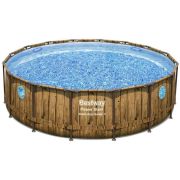 Каркасный бассейн Bestway Steel 56977 (549х122 см) с картриджным фильтром, лестницей и защитным тентом